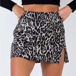 Motel Sheny Skirt Gray Leopard NWOT XS Photo 0