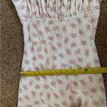 For Love & Lemons NWT Pink  "Maxine" Floral
Mini Dress Sz medium Photo 9