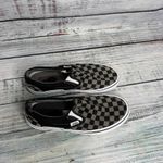 Vans  Classic Slip-On Checkerboard Black Gray Skate Shoes M5.5-W7 Photo 2