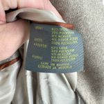 Kenneth Cole Reaction Tan Wool Blend Double Breasted Buttoned Belted Pea Coat XL Photo 6