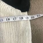 AQUA  cardigan size small black/white/gently used Photo 7