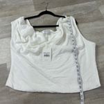 Peppermayo NEW  Marissa Linen One Shoulder Top White Women’s US 16 Photo 8