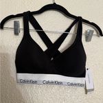 Calvin Klein Black Modern Cotton Molded Padded
Bralette Size small NWT Photo 2