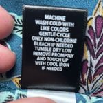 Torrid ‎ Teal Floral Georgette Wrap Tunic Blouse Dress Size 3 3X 22/24 Plus Size Photo 7