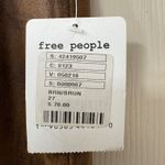 Free People  Brown Faux Leather Leggings Womens Size 27 NWT Photo 2