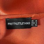 Pretty Little Thing Stunning & Sexy Burnt Orange One Shoulder Midi Dress Size 4 Photo 8