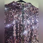 Parker  Sequined Cocktail Mini Dress Size 14. H Photo 4
