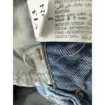 ZARA Womens Distressed Ripped Mom Jeans Blue Size 6 EUR38 High Rise Frayed Hem Photo 6