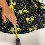 Hint of Blush Black Floral Short Sleeve Dress Large Photo 9