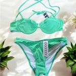 Solid & Striped Urban Outfitters  NWT Sienna Ribbed Bikini Size Large Photo 2
