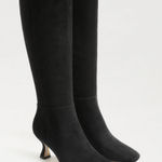 Sam Edelman Boots Suede Black Knee-High Photo 0