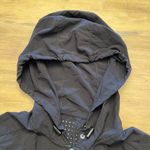 Zella NWOT Zip-Up Hoodie Mesh back ruffle hem Photo 2