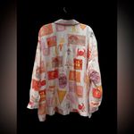 Jane and Delancey Multicolor Printed Button Down Shirt Photo 2