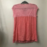 Kori Peach‎ Rayon top with lace overlay Sz S Photo 2