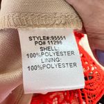 Skies Are Blue Lace Crochet Overlay Short Sleeve Dress Orange Size Medium Photo 8