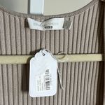 Johnathan Simkhai Florence Midi Dress in Stone Tan XS Gray Photo 5