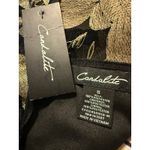 Small‎ Candallite Black Maxi Dress Gold Floral Embroidered whimsi goth Y2K fairy Photo 3