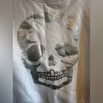 Zadig & Voltaire ‎ Silver Skull Pullover Sweatshirt oversized flaws Photo 4