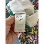 Kona Sol  swim suit womens siz L flower print one piece ruffles Photo 6