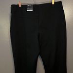 INC International Concepts Pants Womens 2XL Skinny Faux Leather Front Stretch Black Size XXL Photo 0