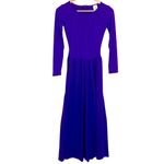 Body Wrappers Praise Dance Jumpsuit Size M Palazzo Pants Worship Purple Zip Back Photo 1