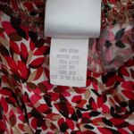 Just My Size  Boho Floral Midi Skirt Red Pink Flowy Pocket Casual Chic Plus 16 Photo 5