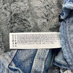 Forever 21 NWT  Women's Denim Curved-Hem Top Metallic Stripes Bustier Size M Photo 3