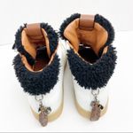 Coach Leather Colorblock High-Top Platform Wedge Shearling Boot Sneakers Size 6 Photo 13