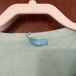 J. McLaughlin  Mint Green Jeweled Collar Sweater L Photo 4
