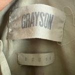 GRAYSON | Willow Green "The Changemaker" Loose Fit Drop Waist Shirtdress | Large Photo 3