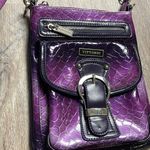 Vittorio Leather Crossbody Purple Photo 5