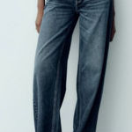 ZARA Wide Shifted Jeans NWT Photo 0