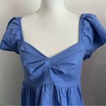 LA Relaxed • NWT Blue Tie Back Short Sleeve Dress Photo 1