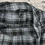Forever 21  Plaid Black and Gray Pleated Skirt Photo 1