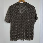 Dress Barn Vintage 80s Gold Floral Blouse Top Woman’s Size 3x (Runs Smaller) USA Photo 7