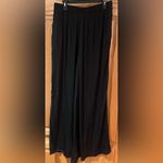 ZARA High Waisted Wide Leg Flowy Palazzo Pants Black Size XXL Photo 7