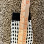 Pink Tartan Small White Black Knit Full Zip Cardigan‎ Merino Wool Photo 8