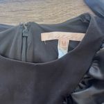 Anthropologie  Hutch Sleeveless Ruffle Sheath Dress Size‎ M Black Photo 3