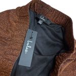 Lulus Size M Follow The Festivities High Rise Wide Leg Pants Copper Metallic NWT Photo 2