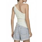 Mango High-Waisted Mom-Fit Denim Shorts Blue Light Wash NWT Size 8 Photo 2