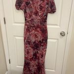 Lulus Langley Mauve Multi Floral Backless Maxi Dress Photo 2