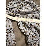 Lost + Wander NWT  Blue Leopard Size Medium Women Long Sleeve‎ Square Neck Top Photo 6