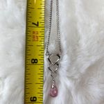 Adrian Buckley NIB  England Jewellery Hearts Necklace and Earrings Set, Pink Photo 6