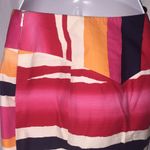 Etcetera Pink, Orange & Navy Striped  Pencil Skirt Size 4 Photo 8