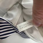 Eliza J  Dress Womens Size 8 Petite Pink Blue‎ Striped Off Shoulder Long Sleeve Photo 6