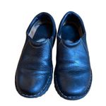 Born concept Vintage 90s Born stitched black leather slip on loafer clogs 🔥  Photo 1