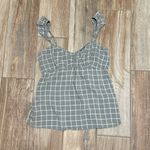 Abercrombie & Fitch  Plaid Baby Doll Tee Photo 1