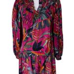 Farm Rio  Rainbow Macaws Purple Minidress - Size XS Photo 4