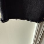 Paige Women's High-Rise Black Tie-Waist Jeans with Fringe Ankles Photo 4