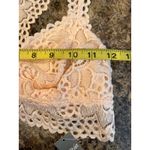 Aerie NEW Medium Peach Pink Lace Racerback Bralette Bra Photo 4